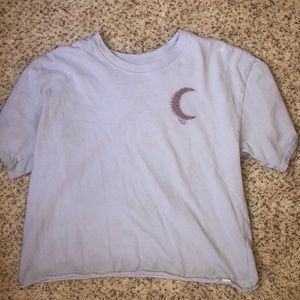 baby blue o’neill crop top